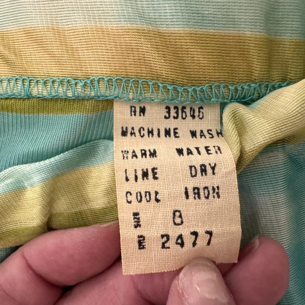 VINTAGE floral button down/pantsuit 60-70’s size small (see measurements) - Picture 5 of 15
